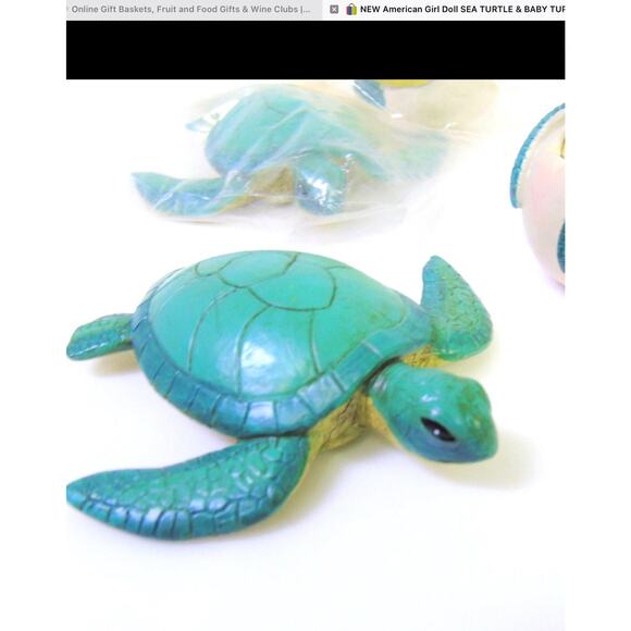 NEW American Girl SEA TURTLE & BABY TURTLE EGG HATCHING 2PC Lea Accessory Toys - Picture 4 of 5